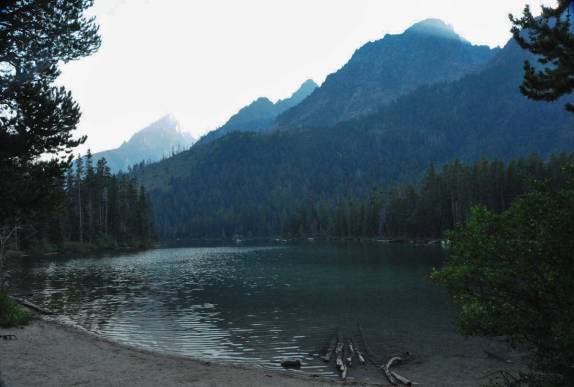 String Lake, um dos muitos lagos do Grand Teton National Park, no Wyoming, nos Estados Unidos